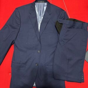 Men suit Blue 42r jacket 33r pants